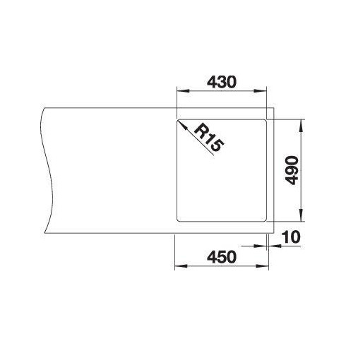BLANCO ANDANO 400-IF/A SATIN InFino M.PC,...