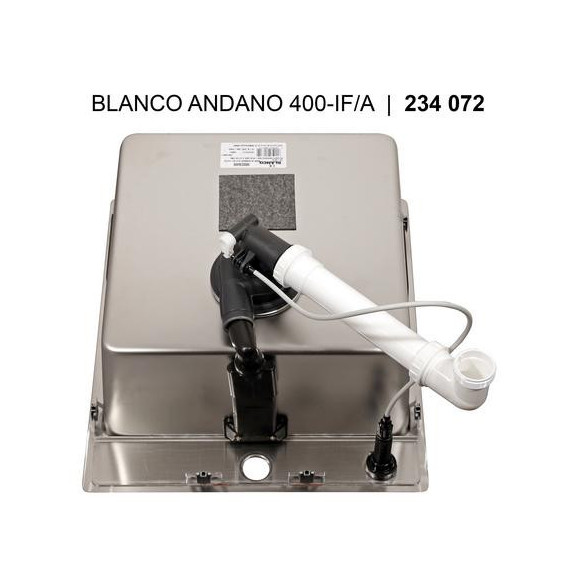 BLANCO ANDANO 400-IF/A SATIN InFino M.PC, 525244 (Plautuvė)