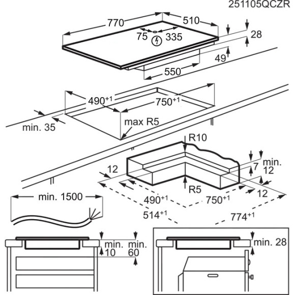 Electrolux EIS82453IT (Indukcinė kaitlentė)