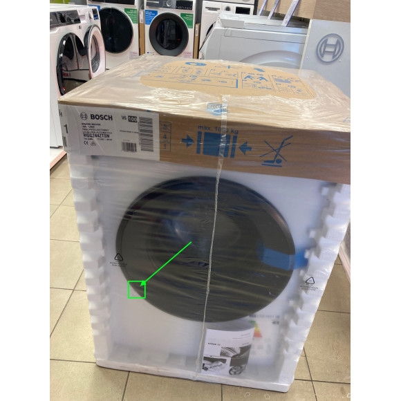 BOSCH WGG244ZTSN (Skalbimo mašina) su tr. pažeidimu