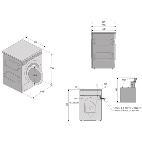 ASKO W1084W (Skalbimo mašina)