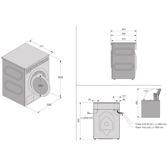 ASKO W3096CW (Skalbimo mašina)