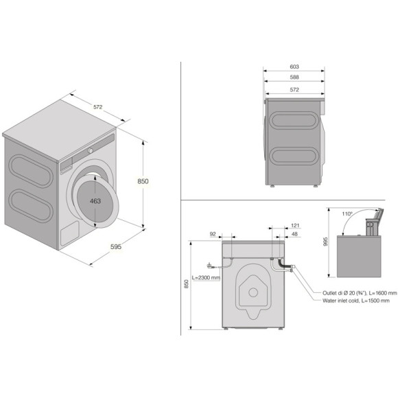 ASKO W5096RT (Skalbimo mašina)
