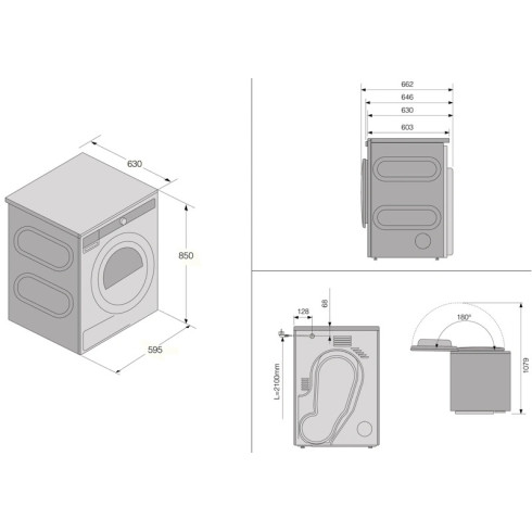 ASKO T509HRW (Džiovyklė)