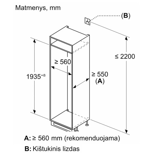 BOSCH KIN96ADC0 (Šaldytuvas)