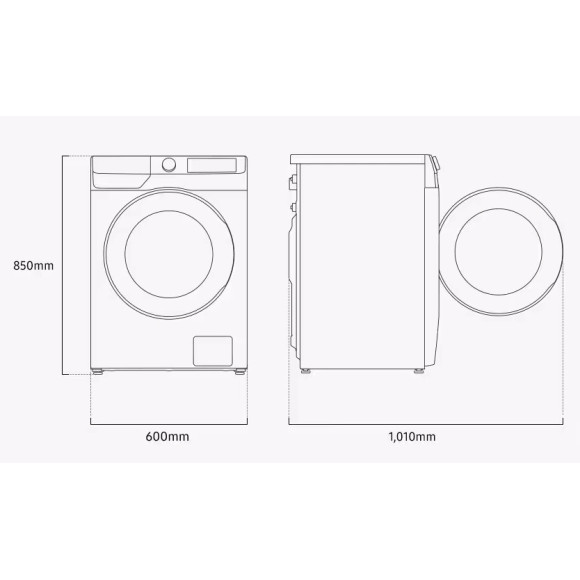 SAMSUNG WD90DG6G94BBU4 (Skalbimo mašina)