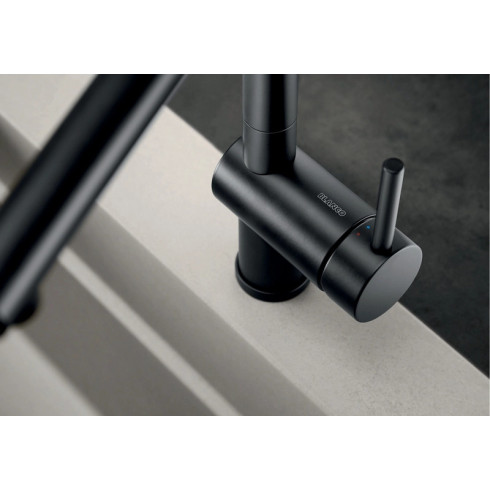 BLANCO LINUS-S ECO Black matt, 528153 (Maišytuvas)