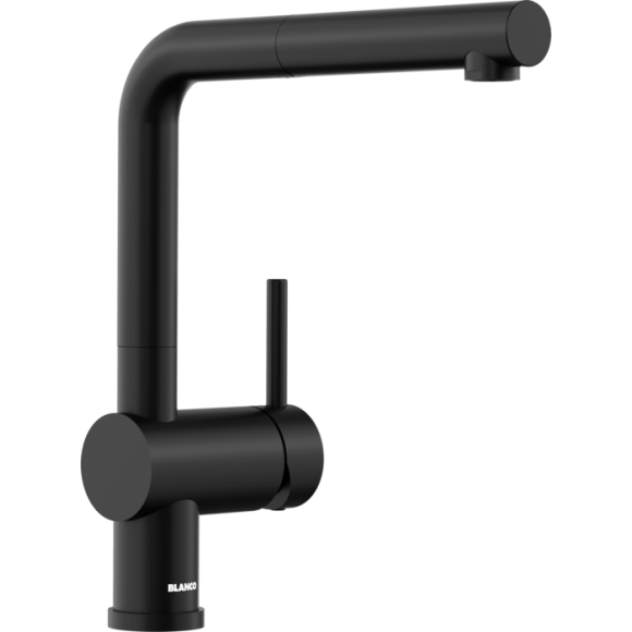 BLANCO LINUS-S ECO Black matt, 528153 (Maišytuvas)