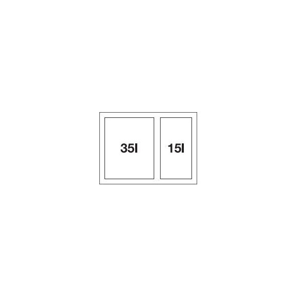 BLANCO SELECT II BIG 60/2, 528147 (Atliekų rūšiavimo sistema)