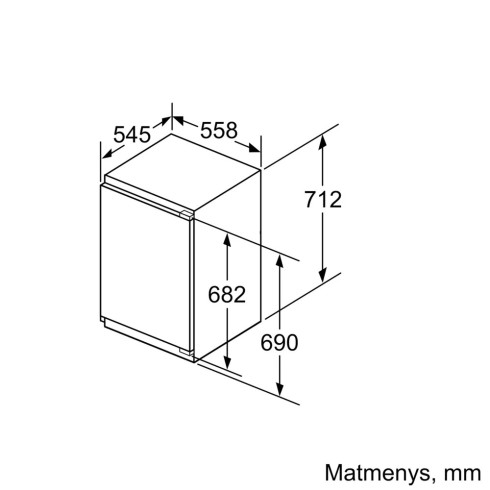 BOSCH GIV11AFE0 (Šaldiklis)