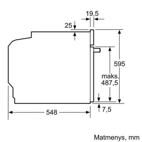 BOSCH HBG536EW4 (Orkaitė)
