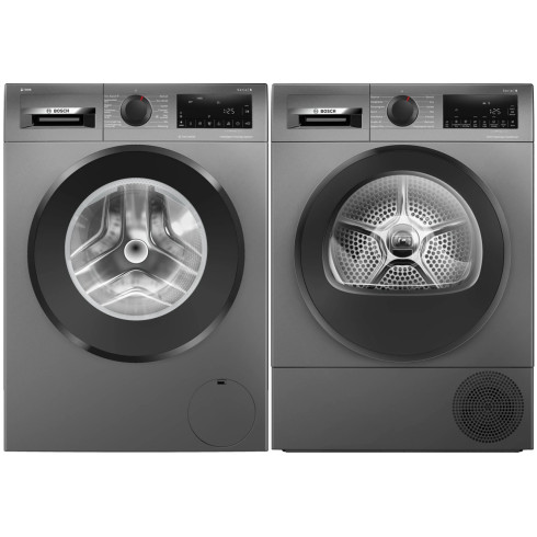 BOSCH WGG244RFSN + WQG245DXSN (Skalbimo įrangos...