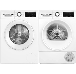BOSCH WGG242Z2SN + WQG245DLSN (Skalbimo įrangos komplektas)