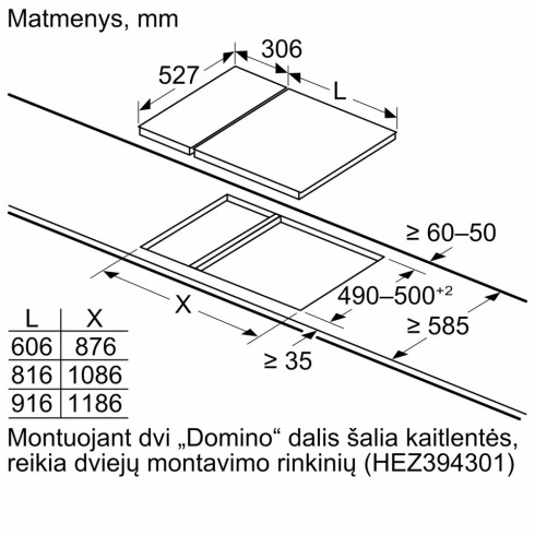 BOSCH PXX375FB1E (Indukcinė kaitlentė)
