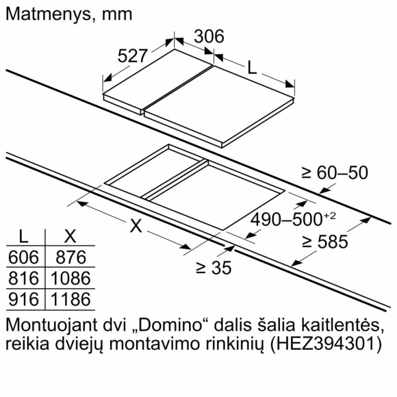 BOSCH PXX375FB1E (Indukcinė kaitlentė)