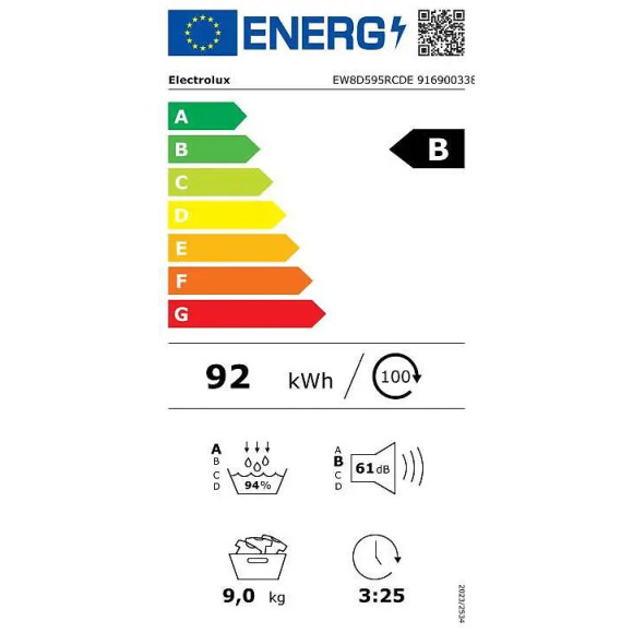 Electrolux EW8D595RCDE (Džiovyklė)