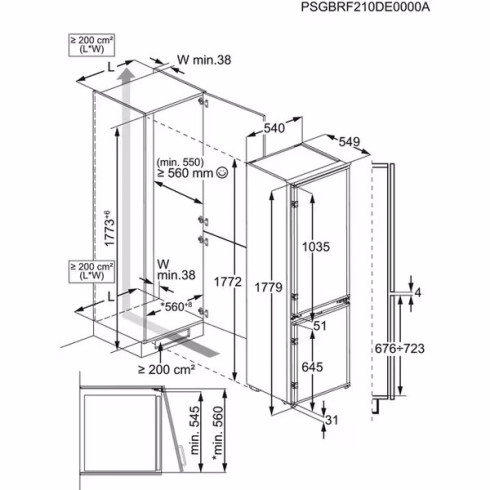 Electrolux ENA6LE18S (Šaldytuvas)