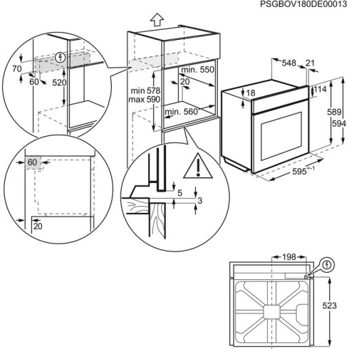 Electrolux EOD7P86H (Orkaitė)