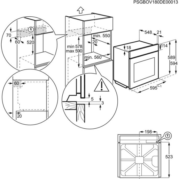 Electrolux EOD7P86H (Orkaitė)