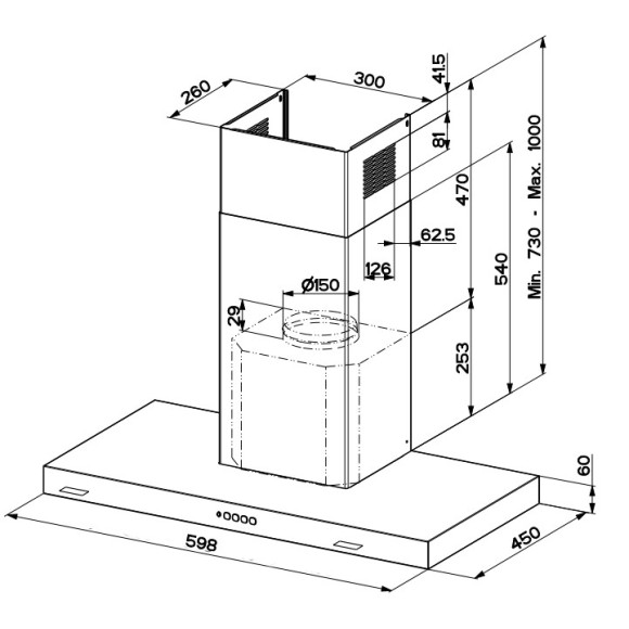 FABER STILO COMFORT BK MATT A60/2 (Gartraukis)