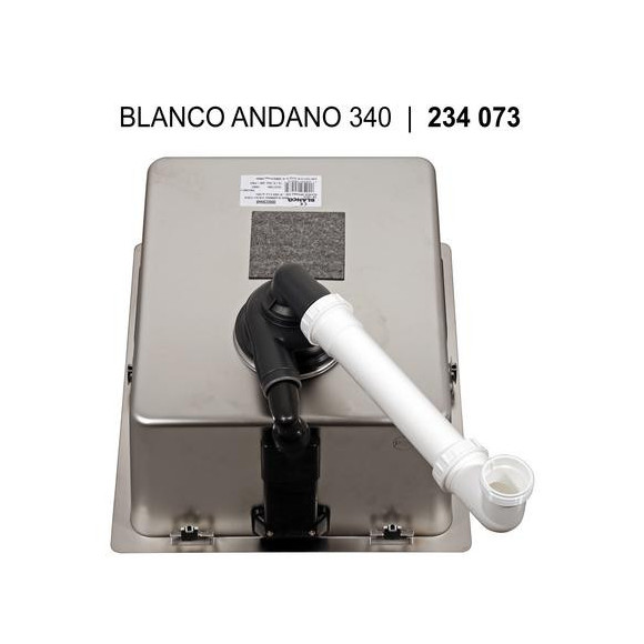BLANCO ANDANO 340-U SATIN InFino O.AF, 522955 (Plautuvė)