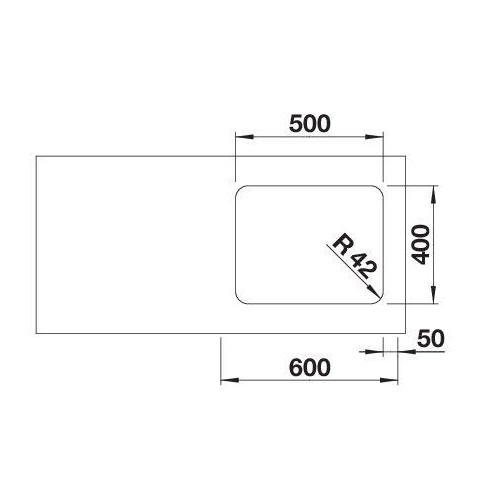 BLANCO SOLIS 500-U BRUSHED InFino O.AF, 526122...