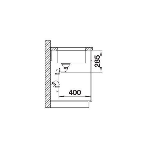 BLANCO SOLIS 500-U BRUSHED InFino O.AF, 526122...