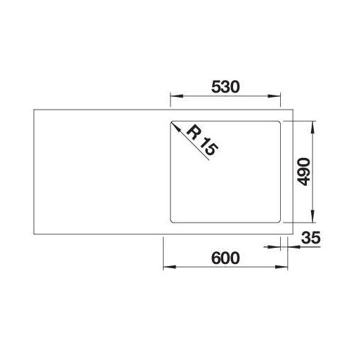 BLANCO SOLIS 500-IF/A BRUSHED InFino M.PC,...