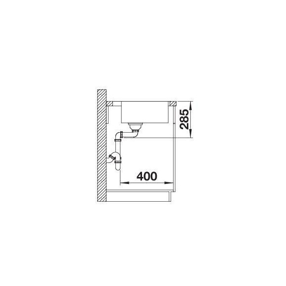 BLANCO SOLIS 500-IF/A BRUSHED InFino M.PC, 526124 (Plautuvė)