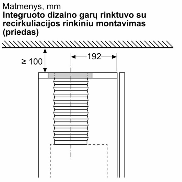 BOSCH DWZ1IB1B6 (Long-life Clean Air filtras)
