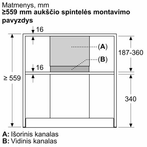 BOSCH DWZ1IB6N2 (Kamino ilginamasis elementas)