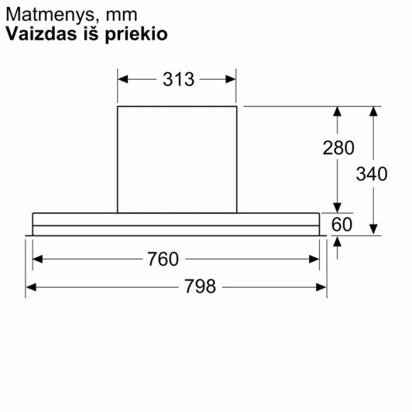 BOSCH DBB85CC60 (Gartraukis)