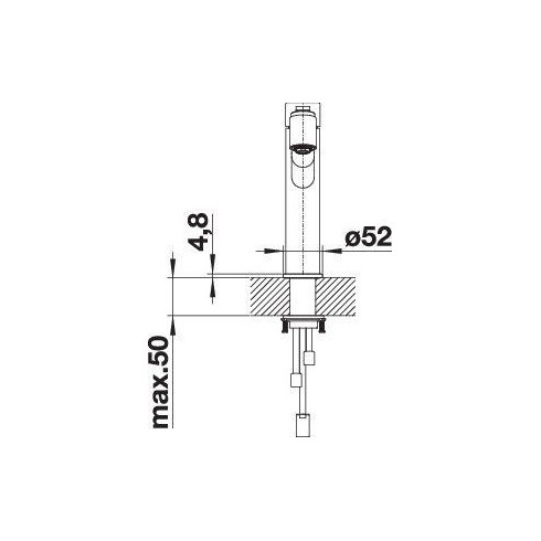 BLANCO AMBIS-S Brushed Stainless steel HD,...