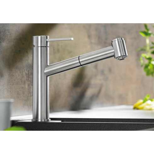 BLANCO AMBIS-S Brushed Stainless steel HD,...