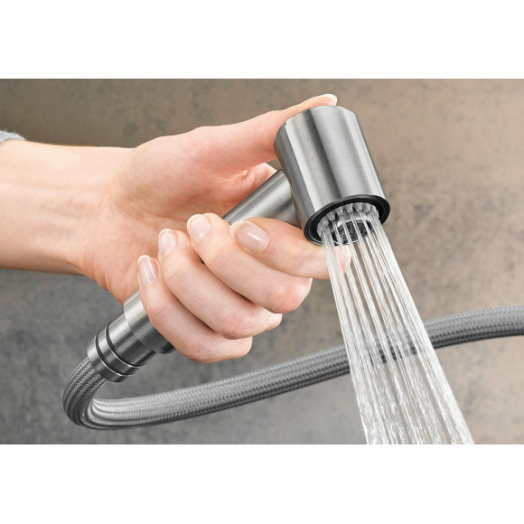 BLANCO AMBIS-S Brushed Stainless steel HD, 523119 (Maišytuvas)