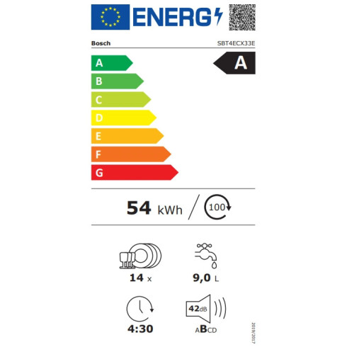 BOSCH SBT4ECX33E (Indaplovė)