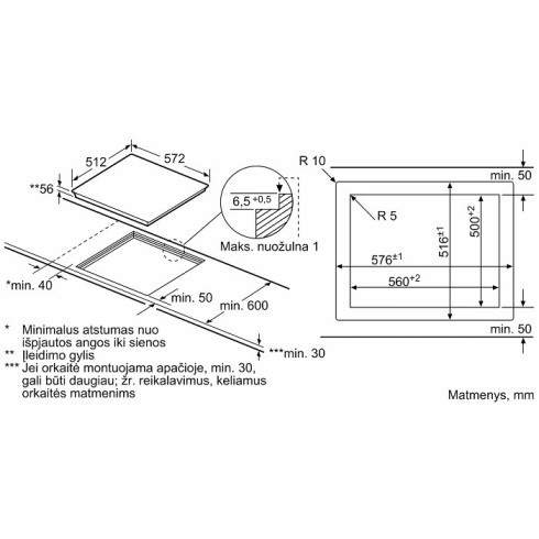 BOSCH PXE601DC1E (Indukcinė kaitlentė)
