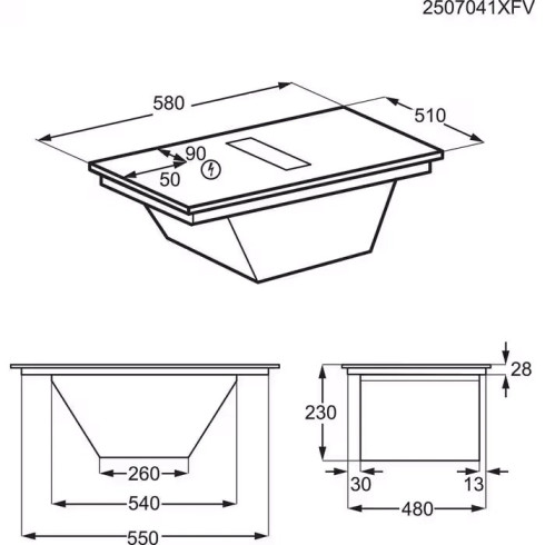 Electrolux ECC63410CT (Kaitlentė su integruotu...