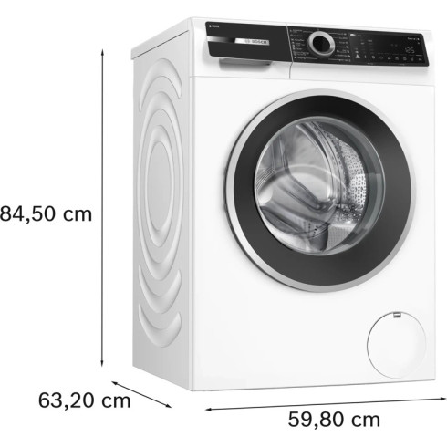 BOSCH WGK264FLSN i-Dos (Skalbimo mašina)