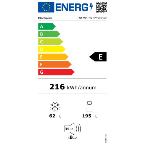 Electrolux LNA7NE18S (Šaldytuvas)