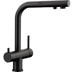 BLANCO FONTAS-S II Black matt HD, 526672 (Maišytuvas)