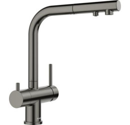 BLANCO FONTAS-S II Satin Dark Steel, 527737 (Maišytuvas)