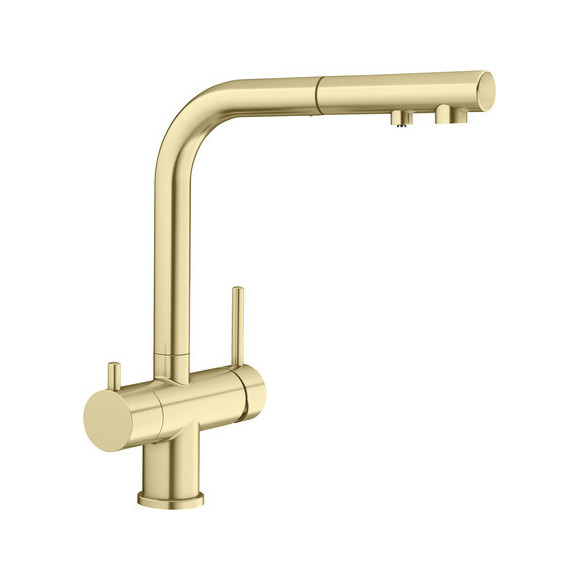 BLANCO FONTAS-S II Satin gold HD, 526694 (Maišytuvas)