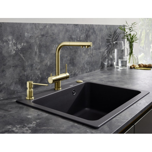 BLANCO FONTAS-S II Satin gold HD, 526694...