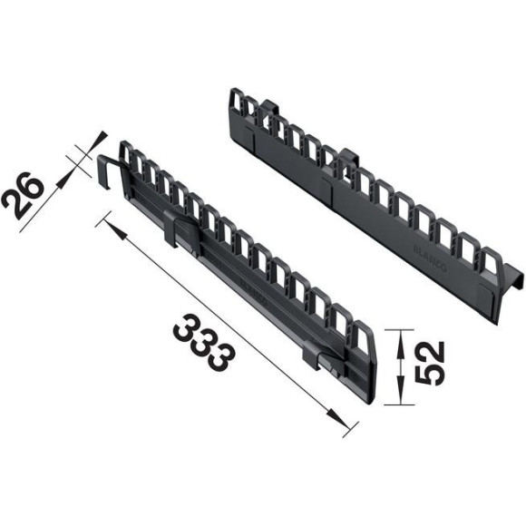 BLANCO Select II Clip, 521300 (Užsegamos juostelės)