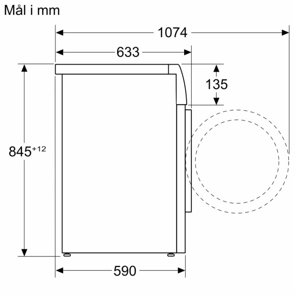 BOSCH WGH256AESN i-DOS su tr. pažeidimu (Skalbimo mašina)