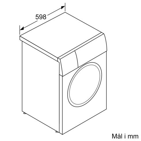 BOSCH WGH256AESN i-DOS su tr. pažeidimu...