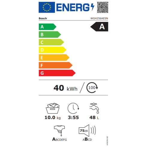 BOSCH WGH256AESN i-DOS su tr. pažeidimu...