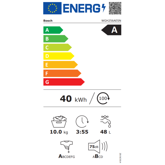 BOSCH WGH256AESN i-DOS su tr. pažeidimu (Skalbimo mašina)