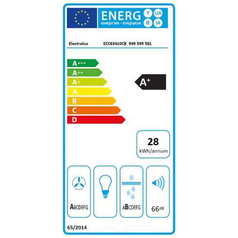 Electrolux ECC63410CB (Kaitlentė su integruotu...
